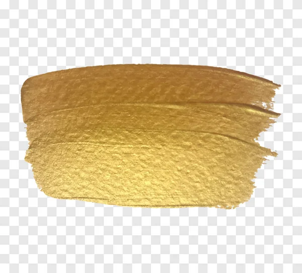 Pincel de oro textura vector . — Archivo Imágenes Vectoriales