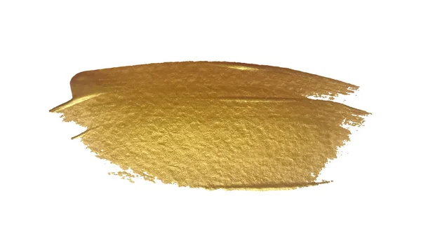 Altın boya fırça vektör doku. 