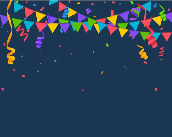 Confetti Vector Ilustración — Archivo Imágenes Vectoriales