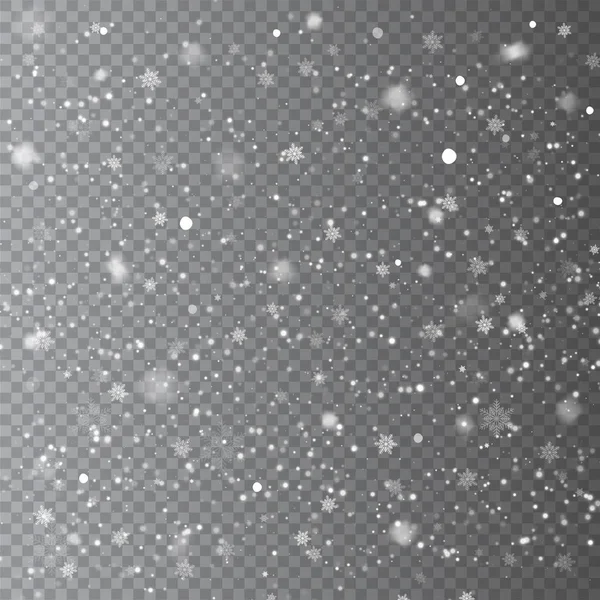 Eső Snow overlay háttér — Stock Vector