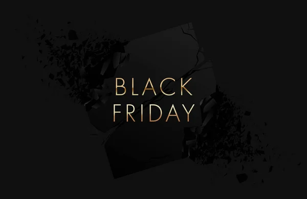 Black Friday Venda — Vetor de Stock