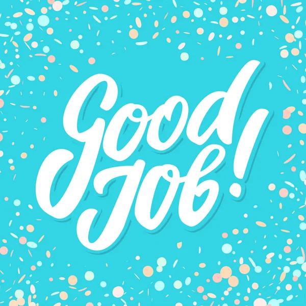 Good job banner. — Stock Vector