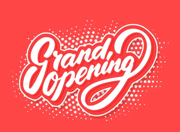 Grote openingsbanner. — Stockvector