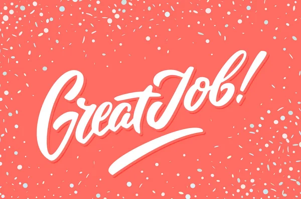 Great Job banner. — Stock Vector