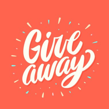 Giveaway Afiş. Yazı.