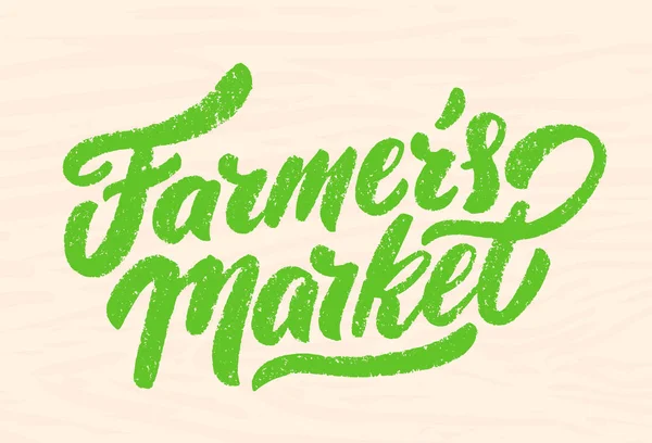 Señal de mercado de los agricultores . — Vector de stock