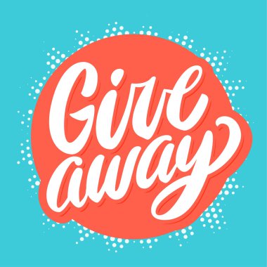 Giveaway Afiş. Yazı.