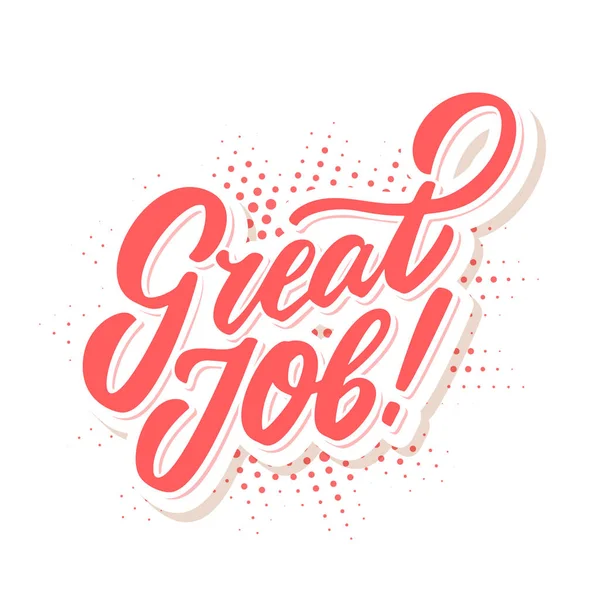 Great Job banner. — Stock Vector