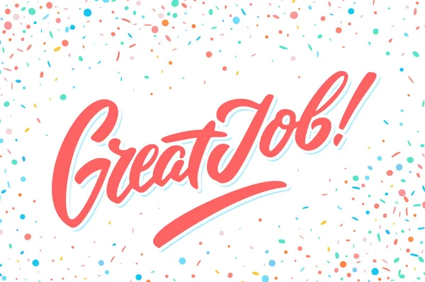 Great Job banner. — Stock Vector