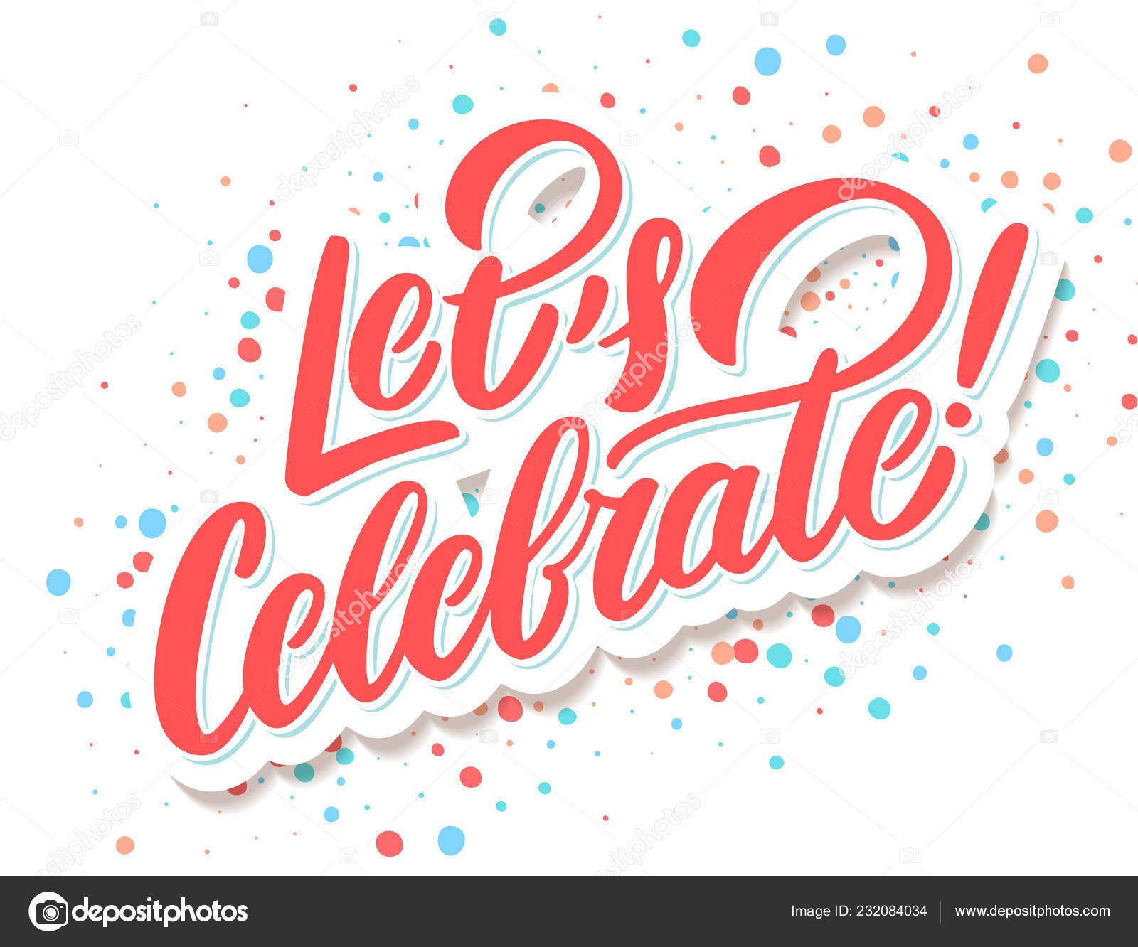 Lets Celebrate Banner Vector Lettering Vector Image By C Alexgorka Vector Stock Lets Celebrate Banner Vector Lettering Vector Image By C Alexgorka Vector Stock