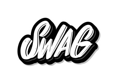 Swag. Vektör harfleri.