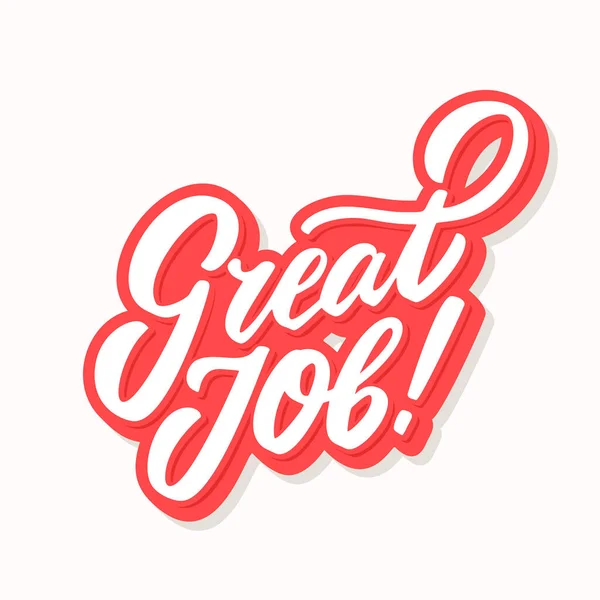 Great Job banner. — Stock Vector