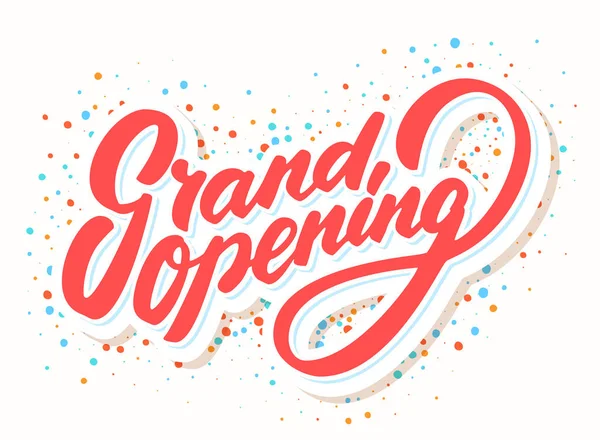 Grote openingsbanner. — Stockvector