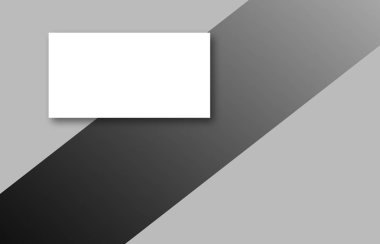 Gri arka plan üzerinde boş beyaz posterler