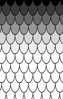 Balık motifi çap. Sanat. Desen. Arka plan. İllüstrasyon