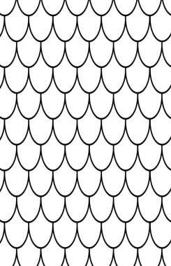 Balık motifi çap. Sanat. Desen. Arka plan. İllüstrasyon