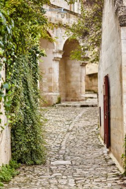 Matera antik kentinin nefes kesen manzarası, Güney İtalya.