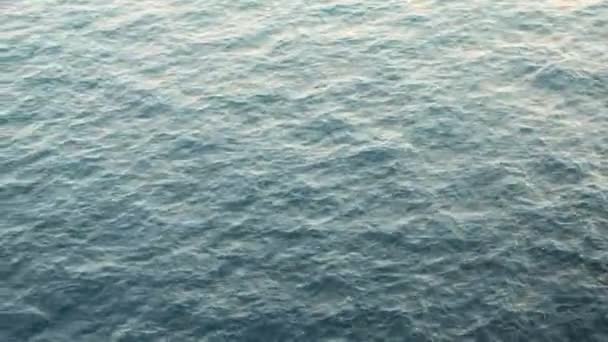 An aerial view of calm ocean water — Stock Video