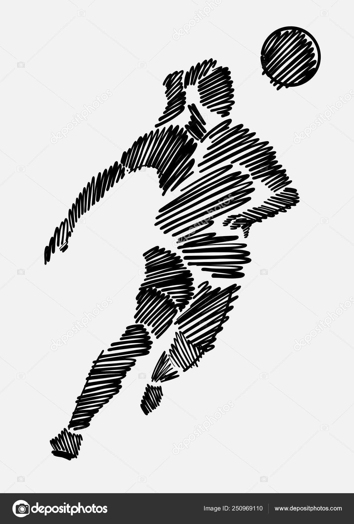 Dessin Griffonne Noir Du Footballeur Feminin Image Vectorielle Par Dimitrius Ramos C Illustration 250969110 Dessin Griffonne Noir Du Footballeur Feminin Image Vectorielle Par Dimitrius Ramos C Illustration 250969110