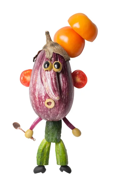 Idée Faire Une Figure Humaine Avec Des Légumes — Photo