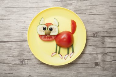 Sebze sarı plaka ve Yönetim Kurulu ile yapılan kedi