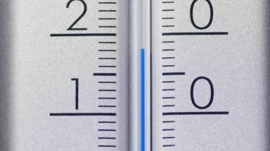 Sıcaklık termometre, küresel soğutma kavramı ölçekte azalır