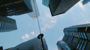 Manhattan New York çevresinde seyahat bir araba üst kapağı üzerinden görüntülemek