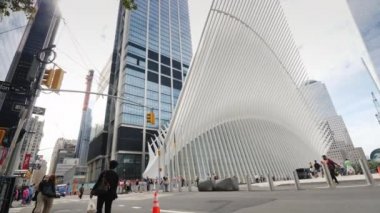 New-York, Usa, Ekim 2018: Yeni Dünya Ticaret Merkezi Binası