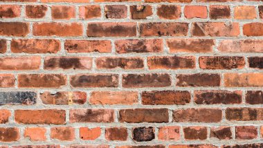 Kırmızı tuğla deseni, Amerika 'da tipik bir tuğla binanın duvarı.