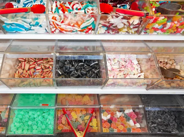 A colorful sugar candy mix — Stock Photo, Image