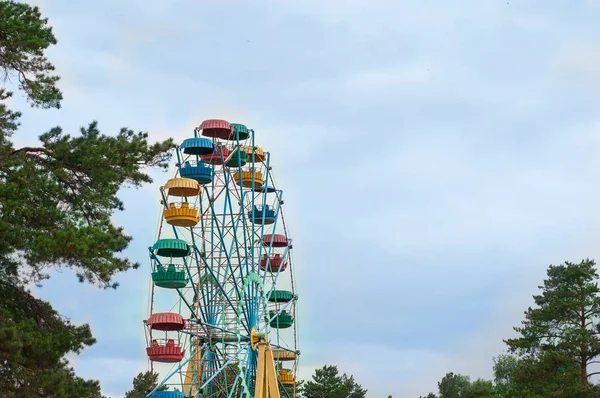 Ferris Wheel Amusement Park Summer — Stock Photo, Image