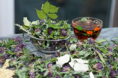 kuru otlar yakın çekim topluluğu