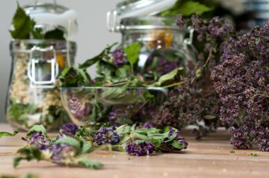 kuru otlar yakın çekim topluluğu