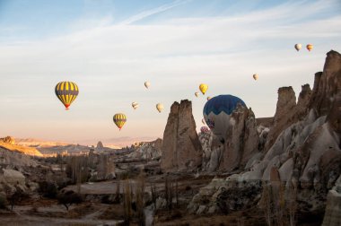  Gökyüzünde yolcu ile Balonlar 