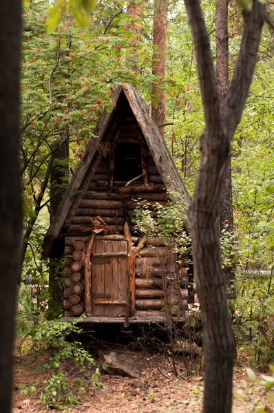 Fairytale house of Baba Yaga in the park — Stock Photo, Image