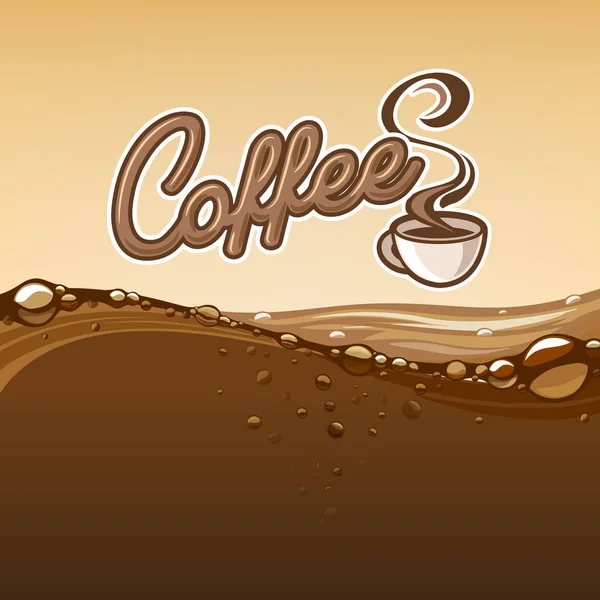 Kaffee Vintage Banner — Stockvektor