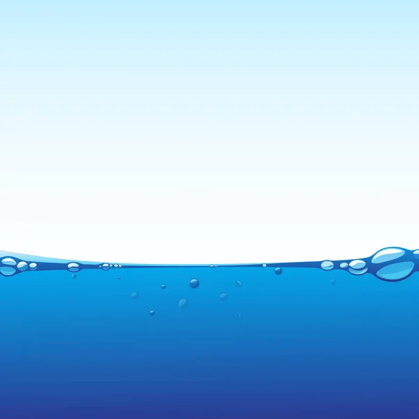 Bannière d'eau de vague — Image vectorielle