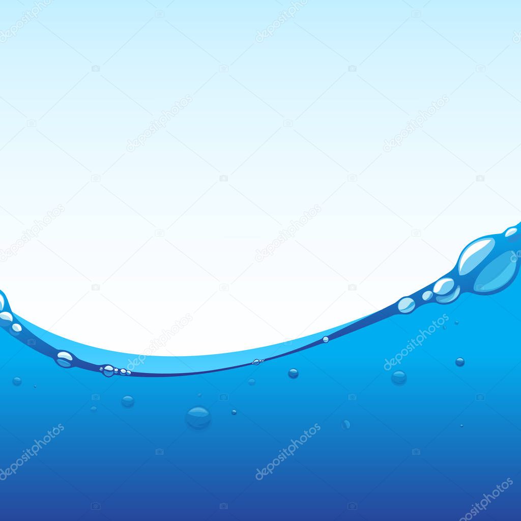 wave water banner