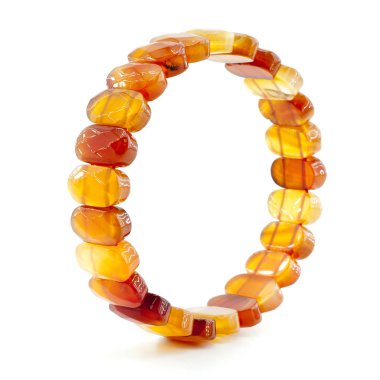 Beyaz adam taş kolye