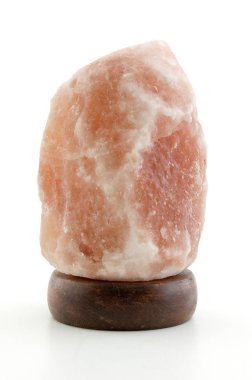 Beyaz adam izole tuz taşı