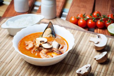 Shimp tom Yum karides çorbası, Tay cuisin