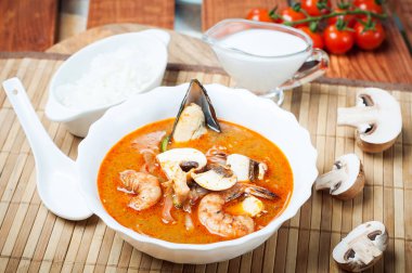 Shimp tom Yum karides çorbası, Tay cuisin