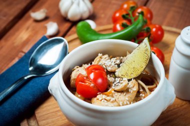 Pho Bo - tavuk çorbası, Tayland Gıda