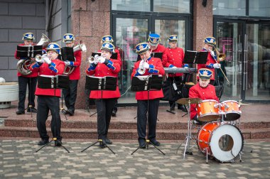 Nizhny Novgorod, Rusya-Mart 9, 2019: Nizhny Novgorod celebr Içinde