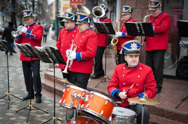 Nizhny Novgorod, Rusya-Mart 9, 2019: Nizhny Novgorod celebr Içinde