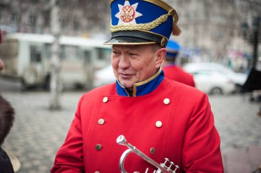 Nizhny Novgorod, Rusya-Mart 9, 2019: Nizhny Novgorod celebr Içinde