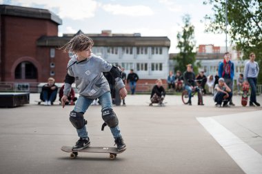 Nizhny Novgorod, Rusya-19 Mayıs 2019: ekstrem sporlar festivali