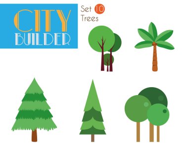 Şehir Builder ayarla 10: ağaçlar