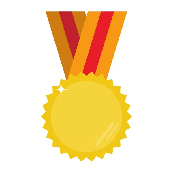 Medalha Vetor Ouro Com Espaço Para Seu Texto Imagem —  Vetores de Stock