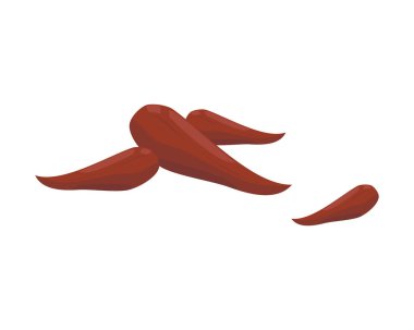 Vektör cayenne illüstrasyon izole karikatür tarzı içinde. Otlar ve türler serisi